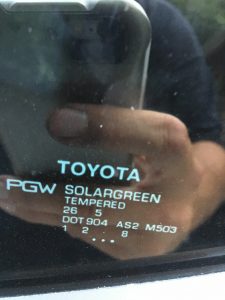 Toyota OEM Glass